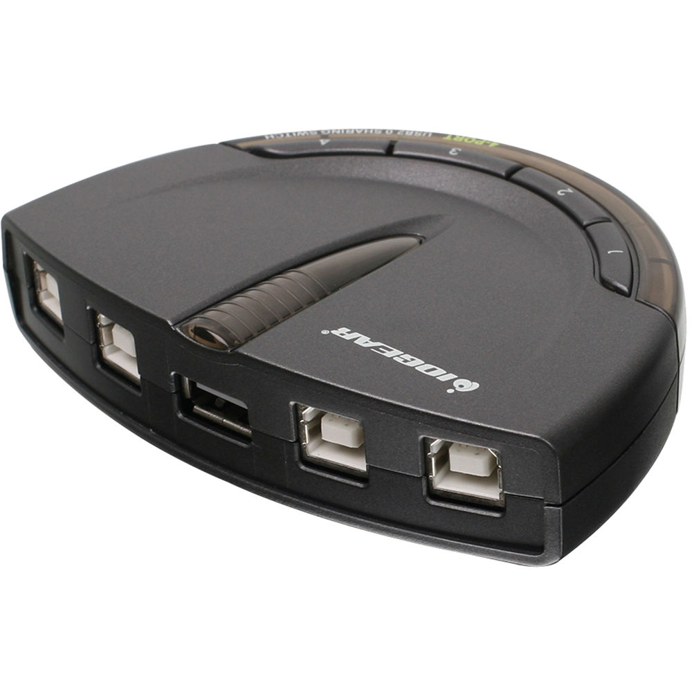 4-PORT USB 2.0 PRINTER SWITCH — view 2