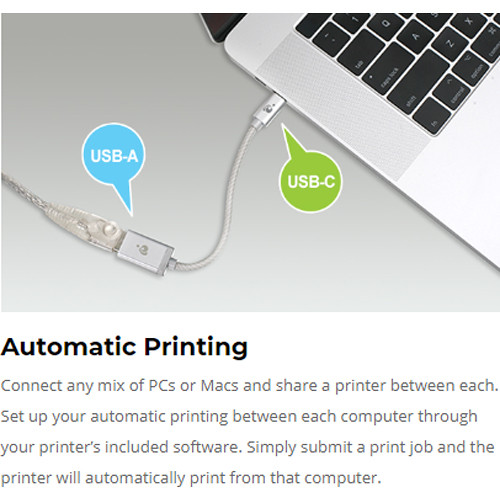 4-PORT USB 2.0 PRINTER SWITCH — view 7