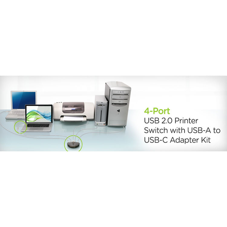 4-PORT USB 2.0 PRINTER SWITCH — view 9