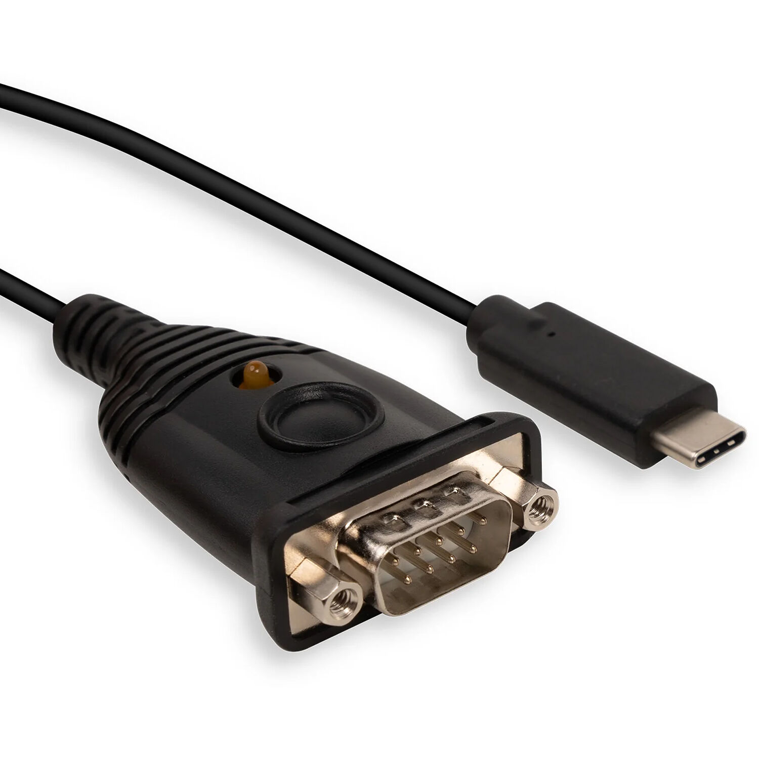 IOGEAR GUC232C USB-C to DB9 RS-232 serial adapter with 17 in cable — view 3