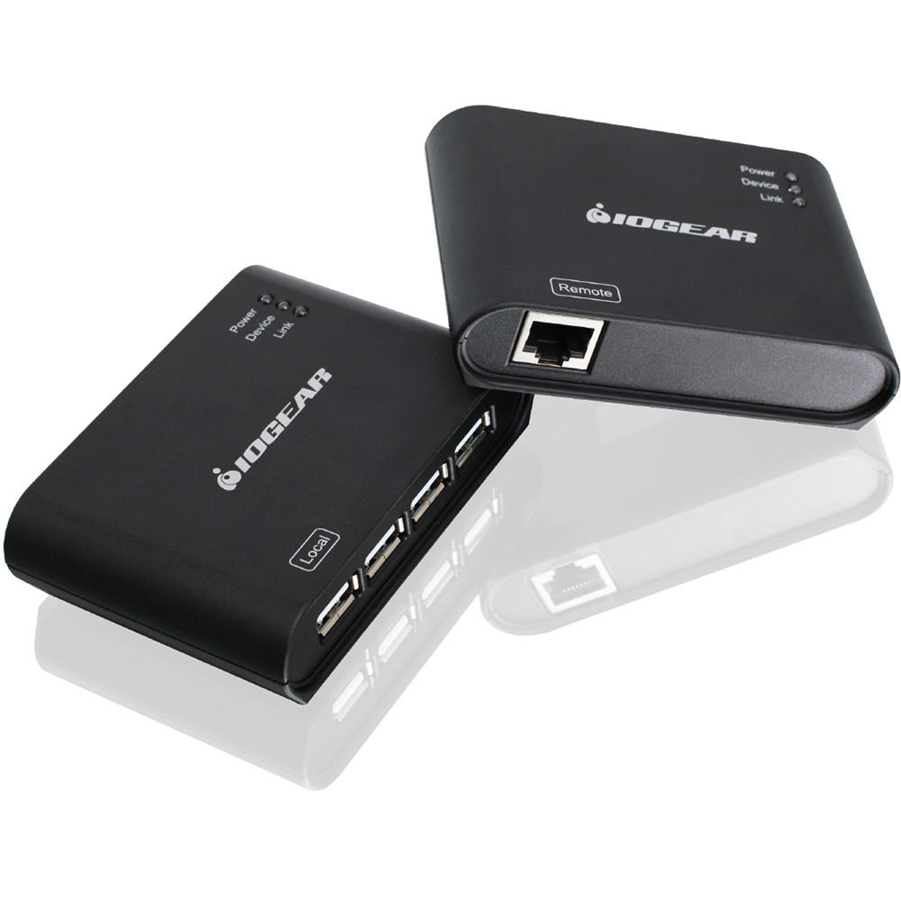 USB 2.0 4-PORT BOOSTLINQ ETHERNET COMBINES A USB EXTENDER AND A USB HUB TO ALLOW — view 4