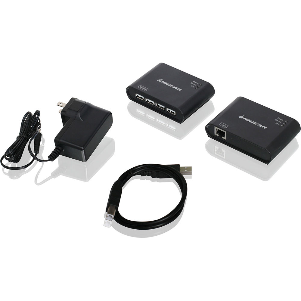 USB 2.0 4-PORT BOOSTLINQ ETHERNET COMBINES A USB EXTENDER AND A USB HUB TO ALLOW — view 5