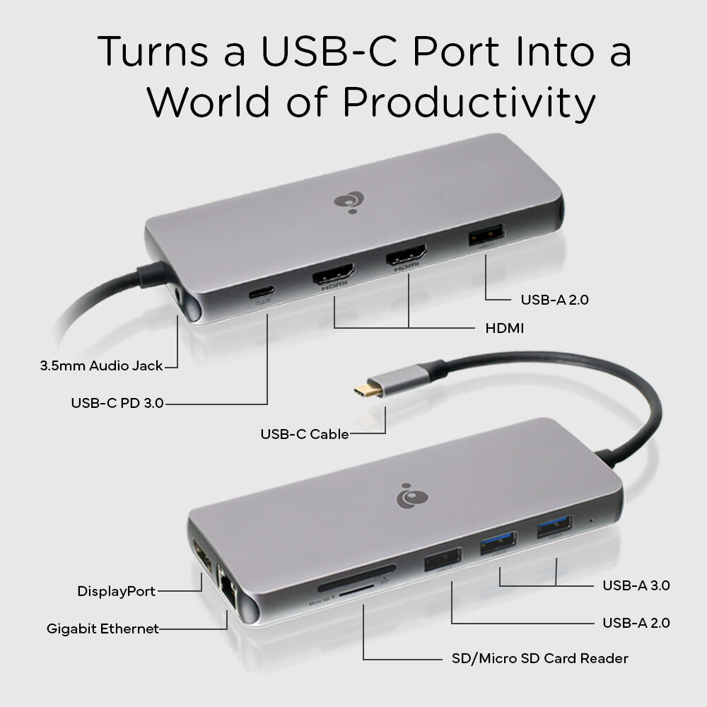 USB C Triple HD Compact Dock — view 5