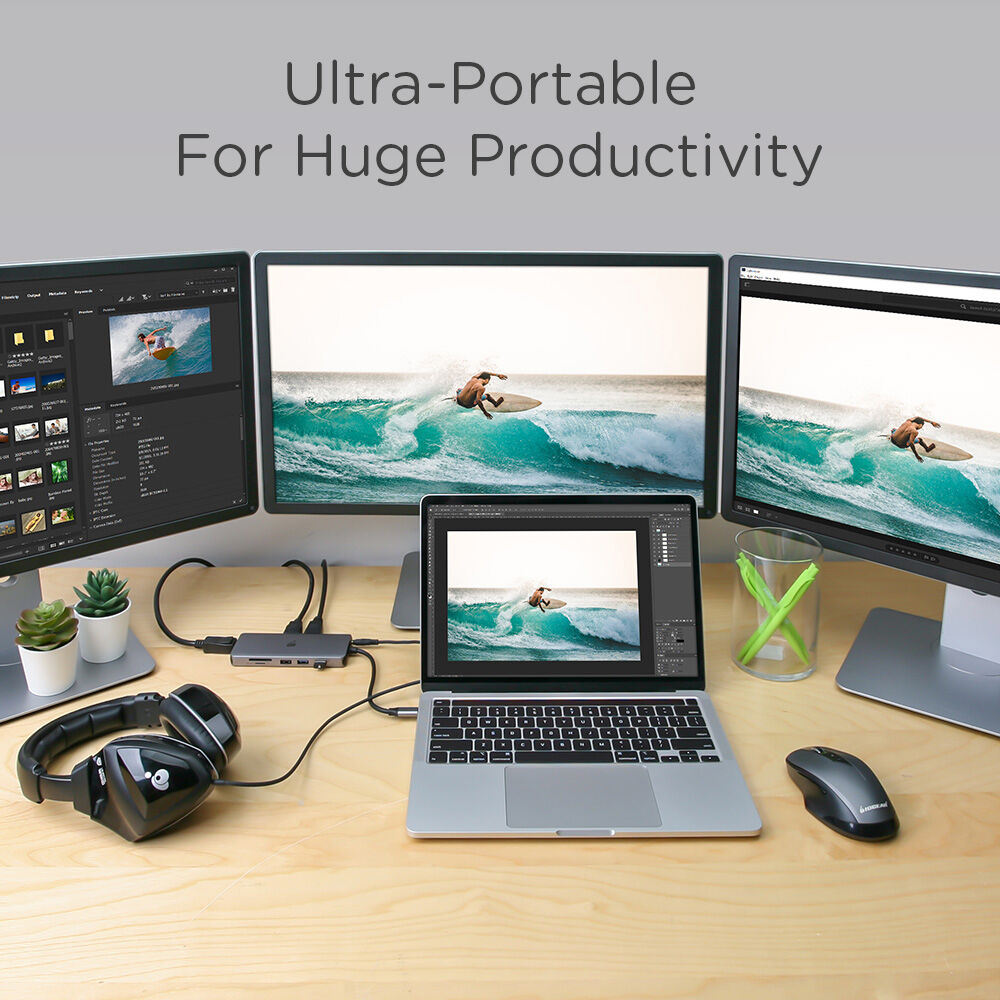USB C Triple HD Compact Dock — view 6