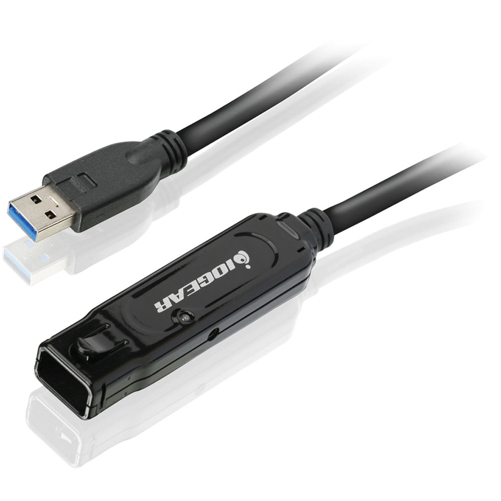 IOGEAR 33 ft USB 3.0 Type-A male to Type-A female SuperSpeed extension cable, TAA compliant — view 2