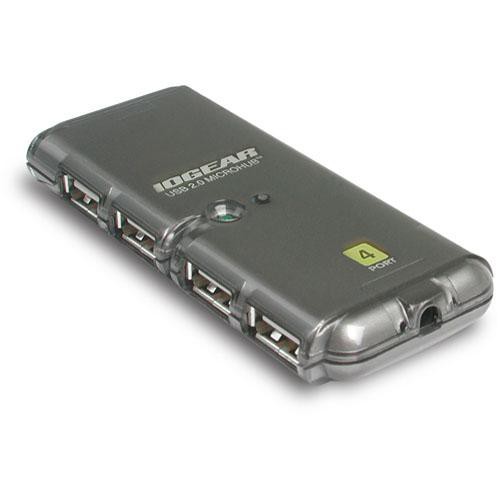 IOGEAR 4-port USB 2.0 hub with 480 Mbps speed — view 2