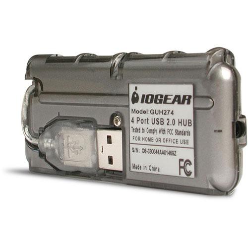 IOGEAR 4-port USB 2.0 hub with 480 Mbps speed — view 4