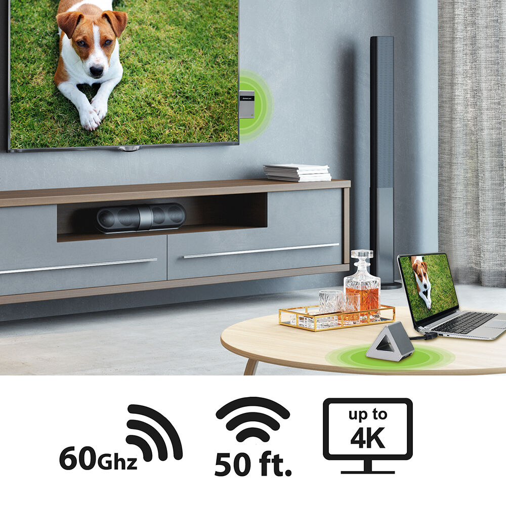 IOGEAR GW4K30GH60 60GHz wireless 4K UHD video extender for HDMI AV installations — view 5