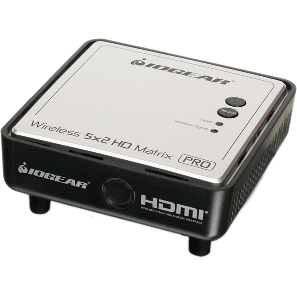 IOGEAR GWHDRX01 wireless HDMI receiver accessory for long-range matrix AV extension — view 2
