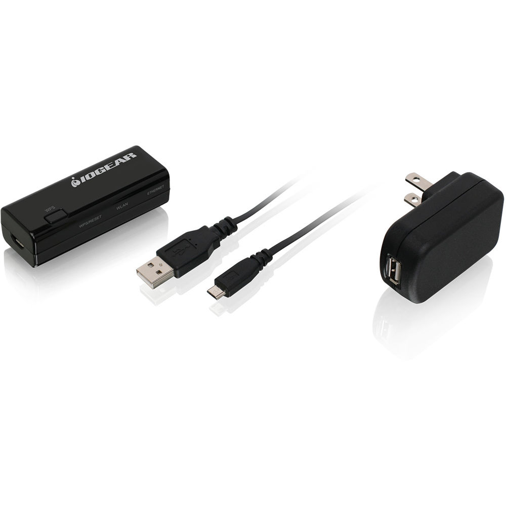 IOGEAR GWU637 Ethernet-2-WiFi universal wireless adapter for connecting Ethernet devices to Wi-Fi — view 3