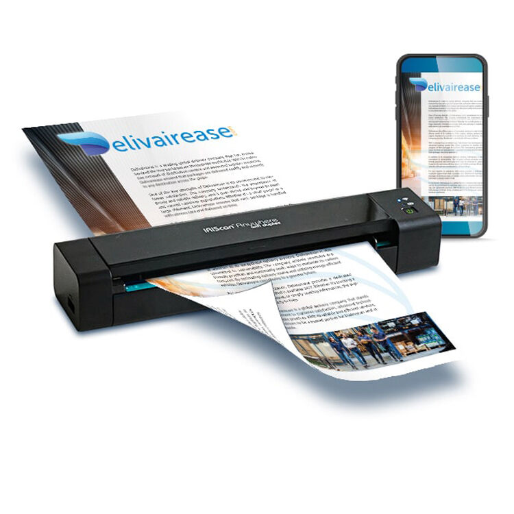 IRIS IRISCAN ANYWHERE 6 WiFi duplex handheld scanner for portable document capture — view 2
