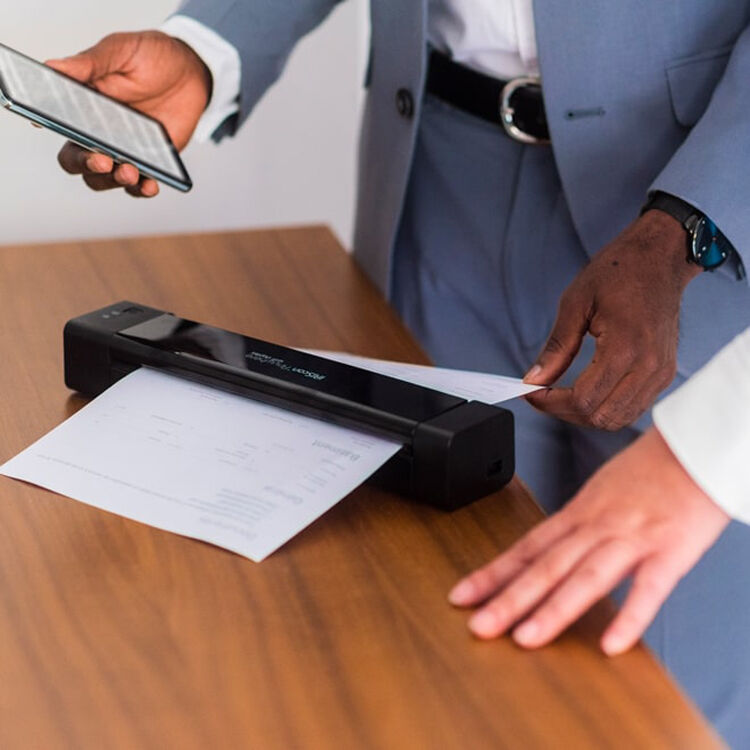 IRIS IRISCAN ANYWHERE 6 WiFi duplex handheld scanner for portable document capture — view 5