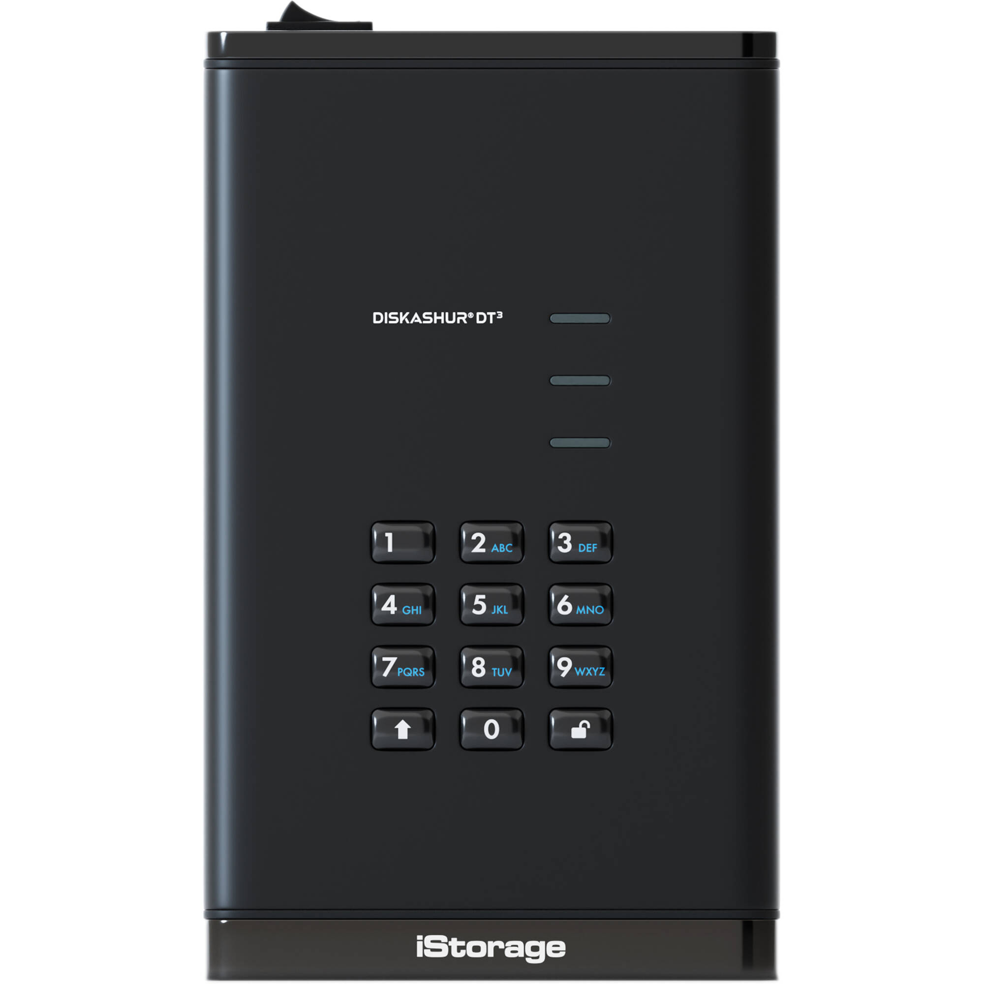 Kanguru iStorage DiskAshur DT3 14 TB secure desktop drive with PIN protection and AES 256-bit encryption — view 2