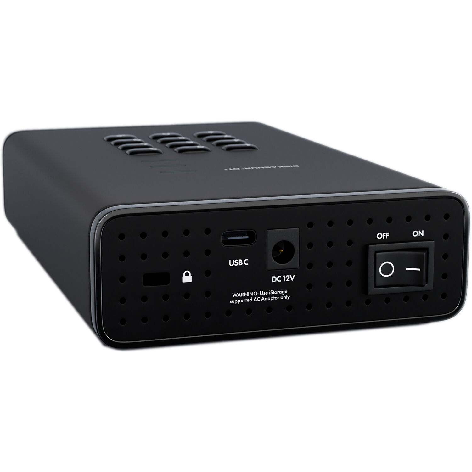 Kanguru iStorage DiskAshur DT3 14 TB secure desktop drive with PIN protection and AES 256-bit encryption — view 4
