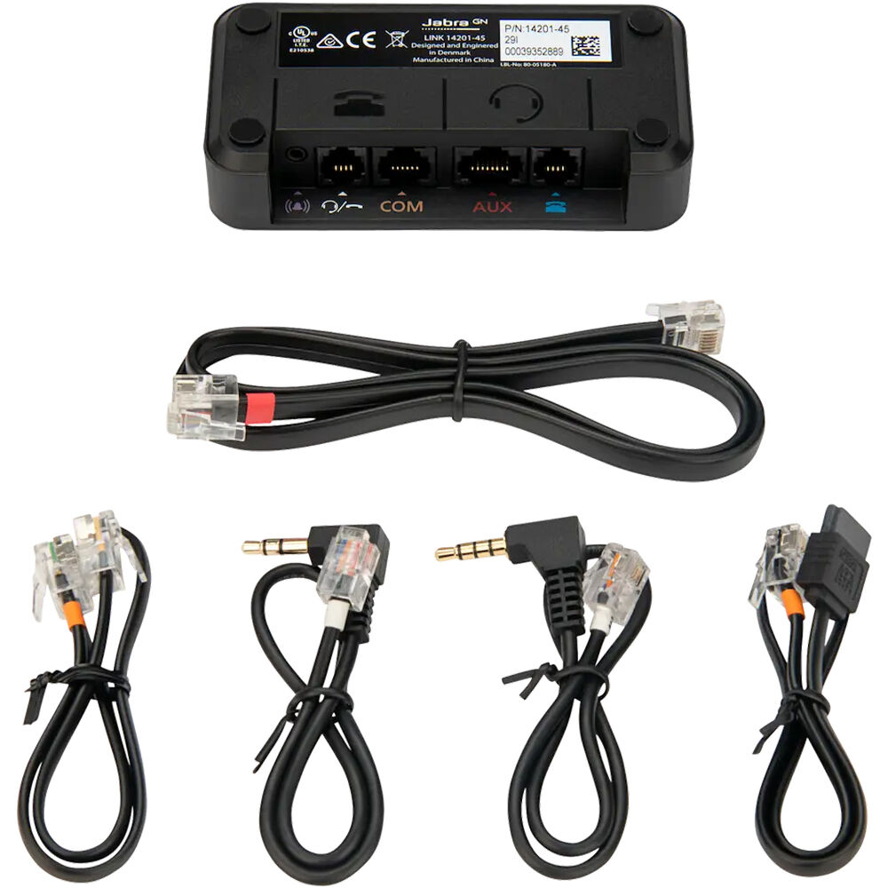 Jabra LINK 14201-45 headset adapter accessory for Quick Disconnect desk-phone integration — view 2