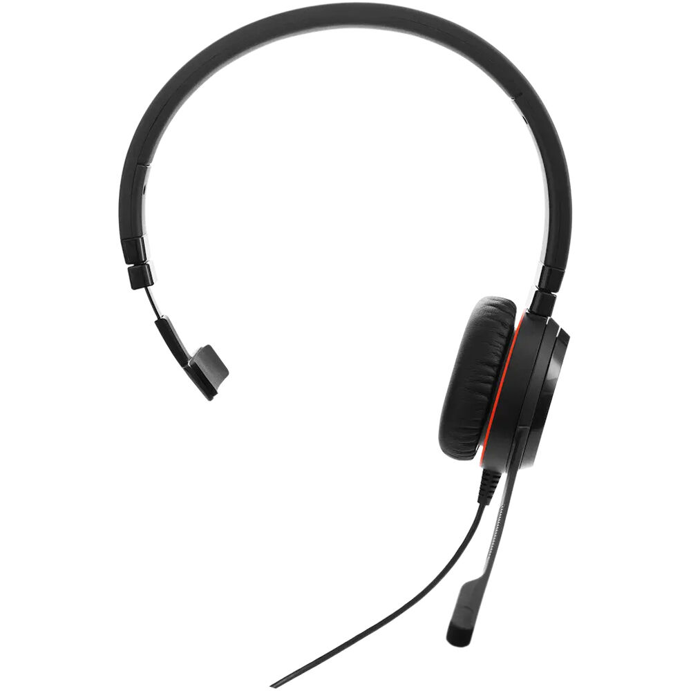 Jabra Evolve 30 II Mono wired headset with 3.5 mm jack and boom microphone — view 2