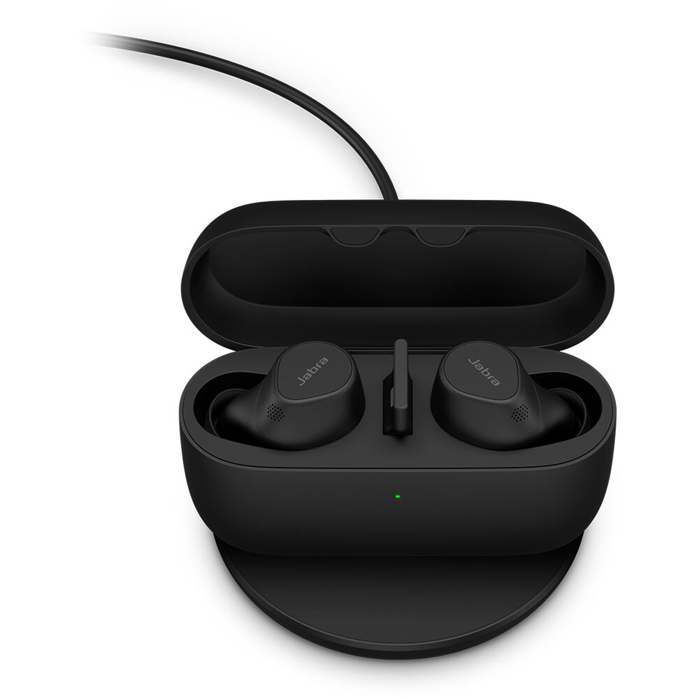 Jabra Evolve2 Buds USB-A MS wireless earbuds with USB-A adapter and boom microphone — view 15