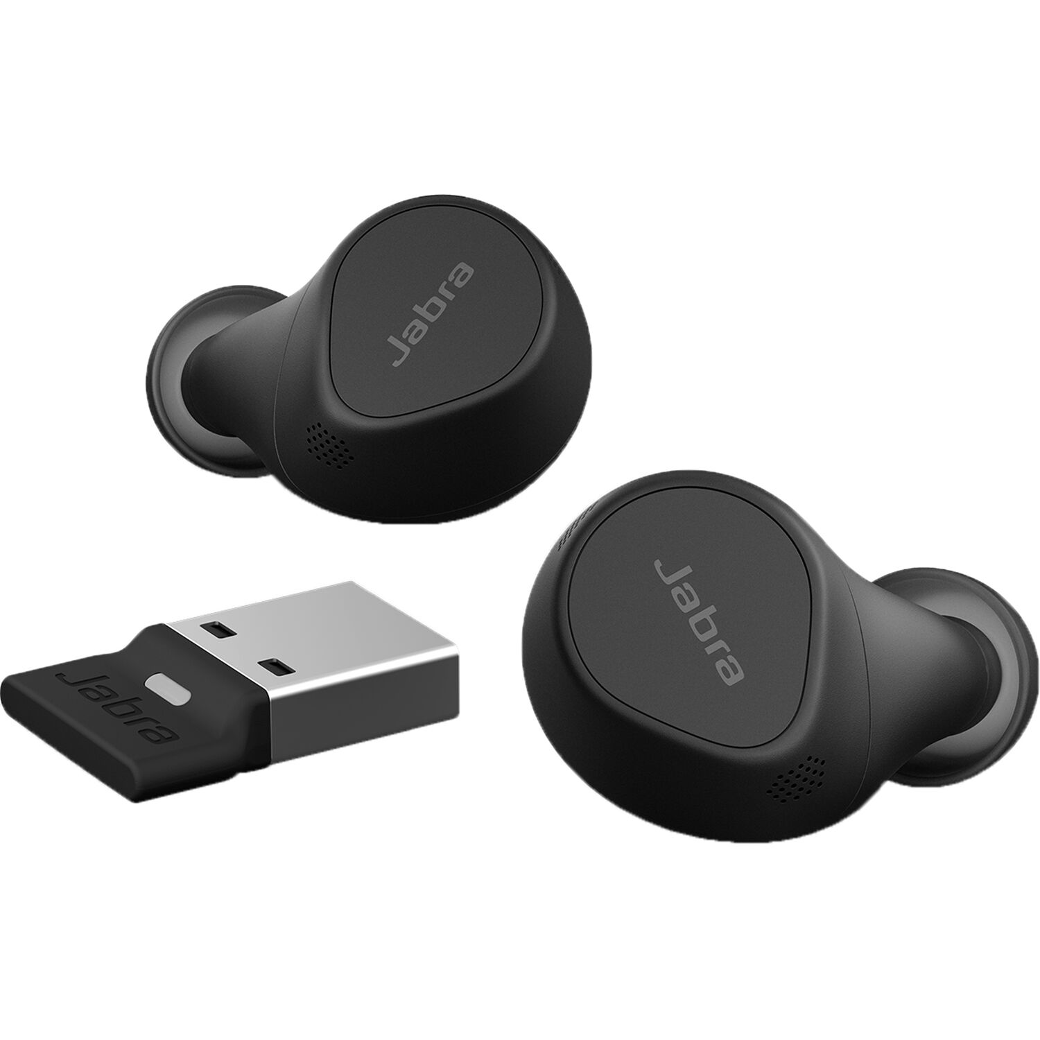 Jabra Evolve2 Buds USB-A MS | Wireless Earbuds, UC, Bluetooth