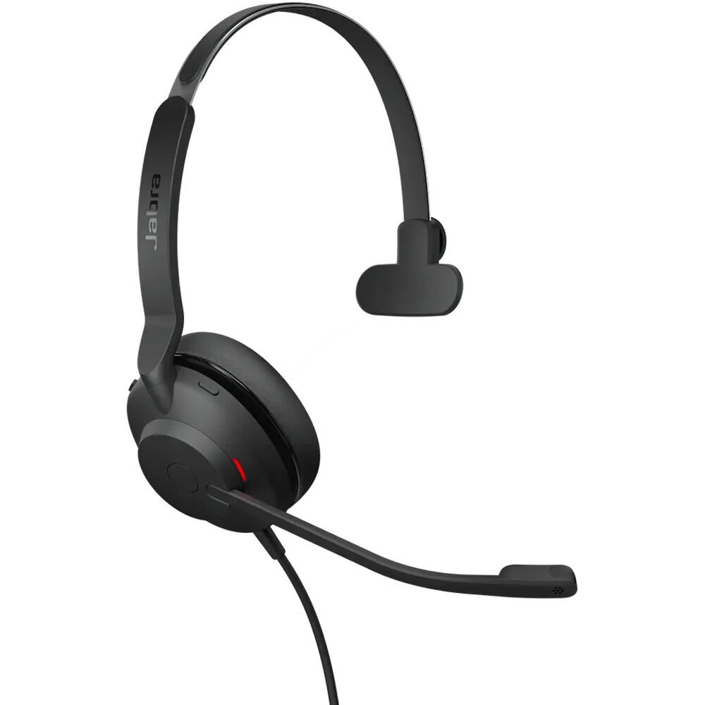 Jabra Evolve2 30 SE mono wired headset with USB-C and USB-A connectivity — view 2