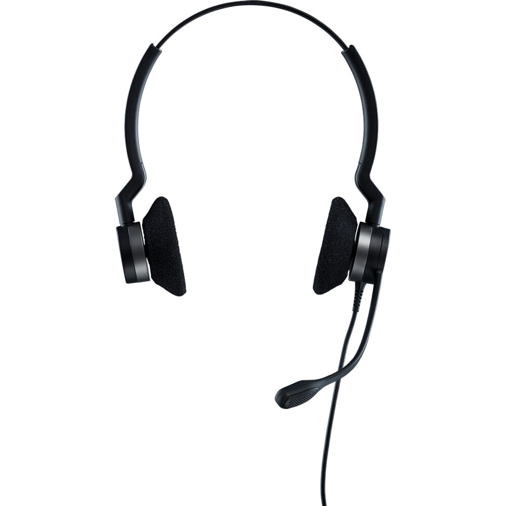 Jabra Biz 2300 wired binaural headset with over-the-head design and 3.5 mm connection — view 2