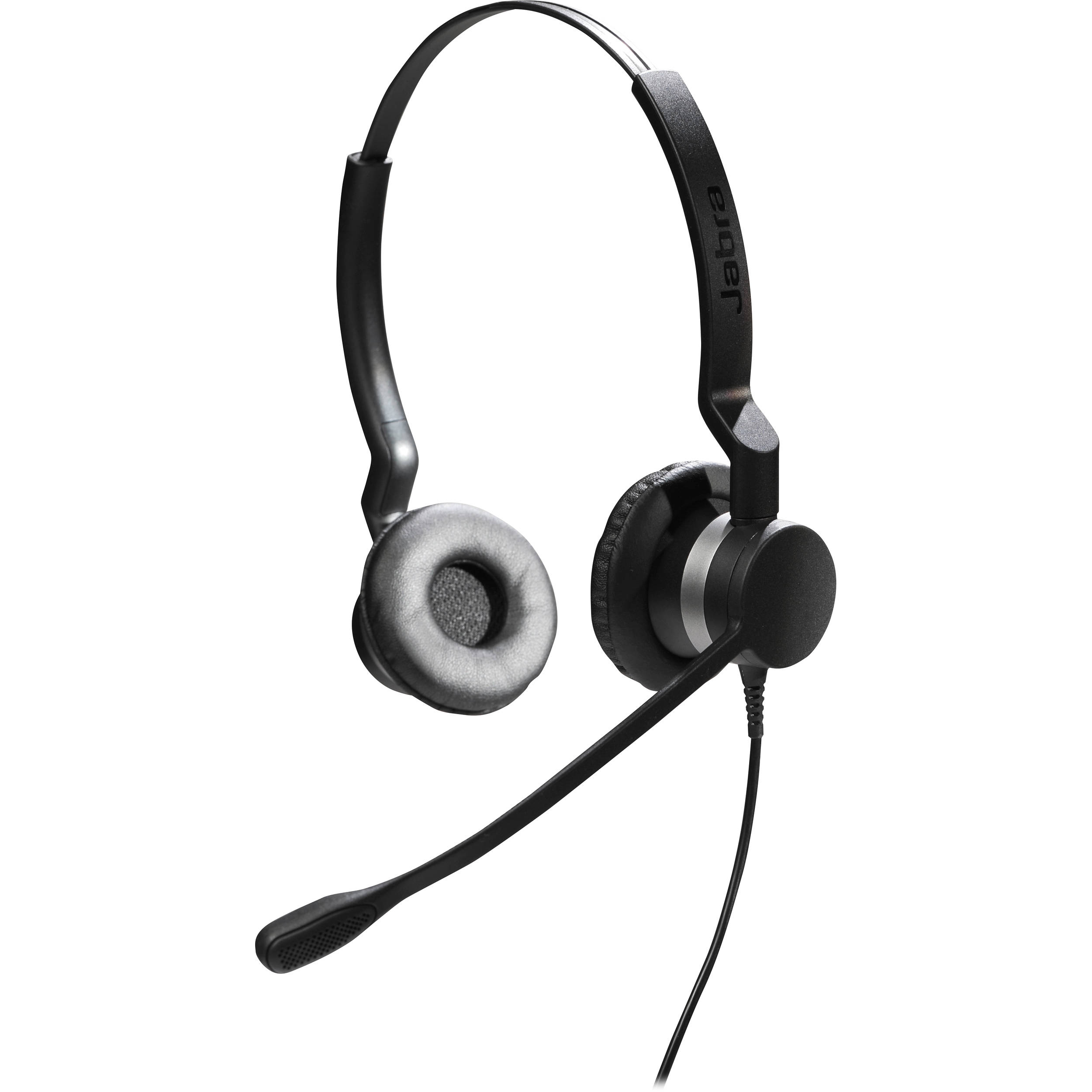 Jabra BIZ 2300 USB UC Duo Noise Canceling Headset with HD voice/wideband       speaker performance — view 2