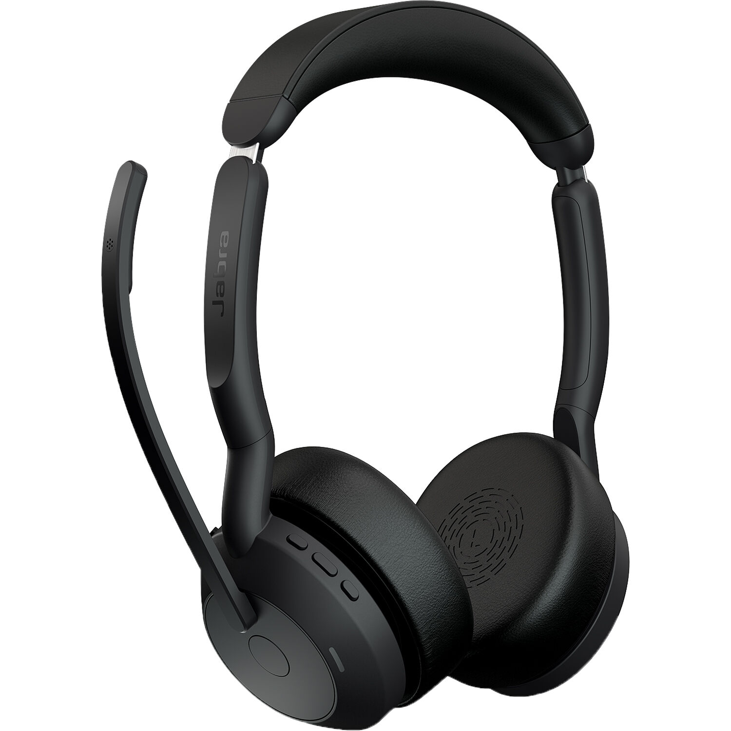 Jabra Evolve2 55 Link380a UC Stereo wireless dual-ear headset with boom microphone — view 2