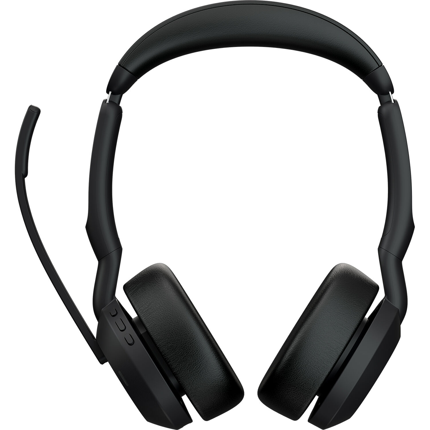 Jabra Evolve2 55 Link380a MS Stereo Stand wireless stereo headset with boom microphone and stand — view 3