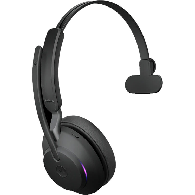 Jabra Evolve2 65 Link380a UC Mono wireless mono headset with boom microphone — view 2