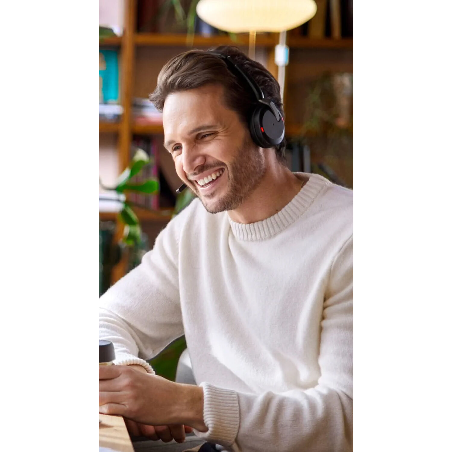 Jabra Evolve2 65 Flex Link380c wireless UC stereo headset with foldable design and USB-C adapter — view 5