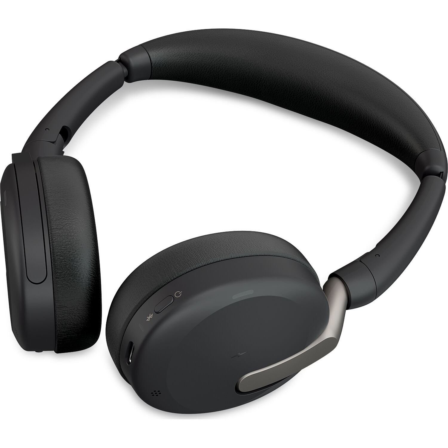 Jabra Evolve2 65 Flex wireless stereo headset with foldable design for Microsoft Teams — view 4