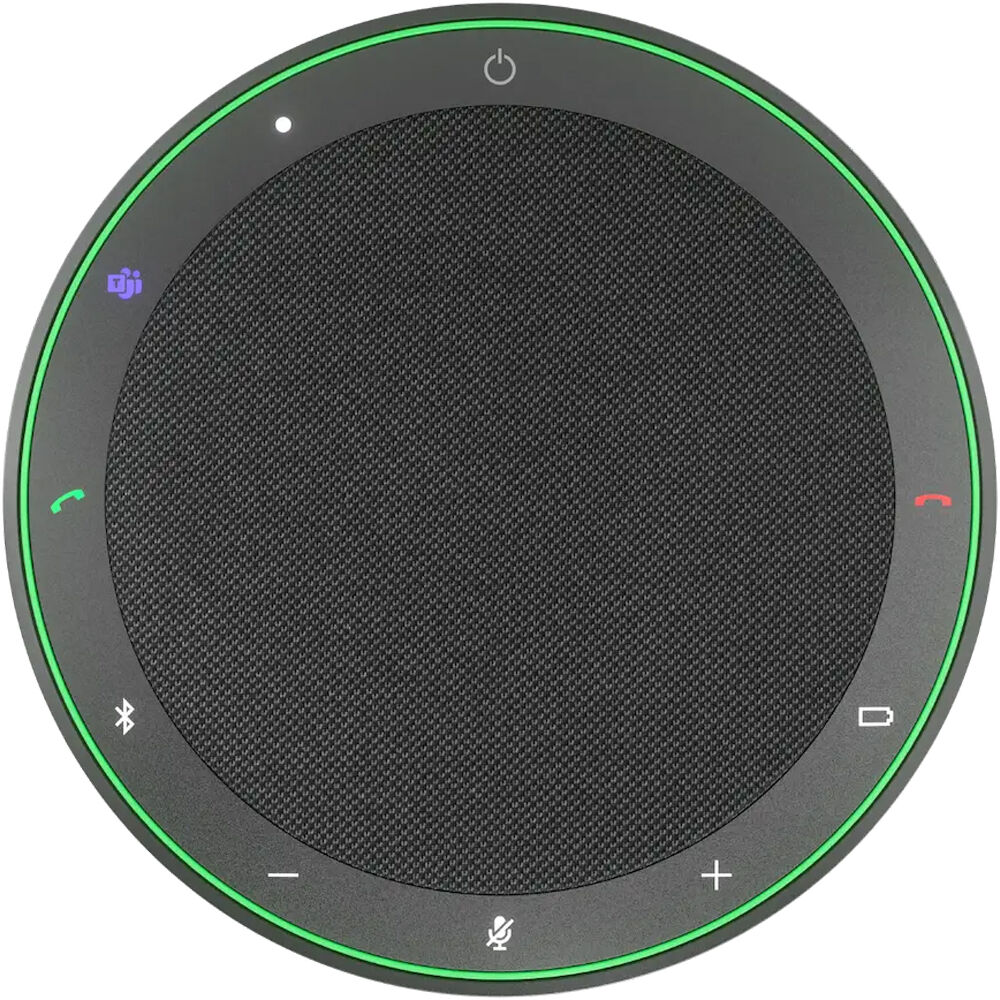 Jabra Speak2 75 MS Teams dark grey speakerphone with USB and Bluetooth connectivity — view 2