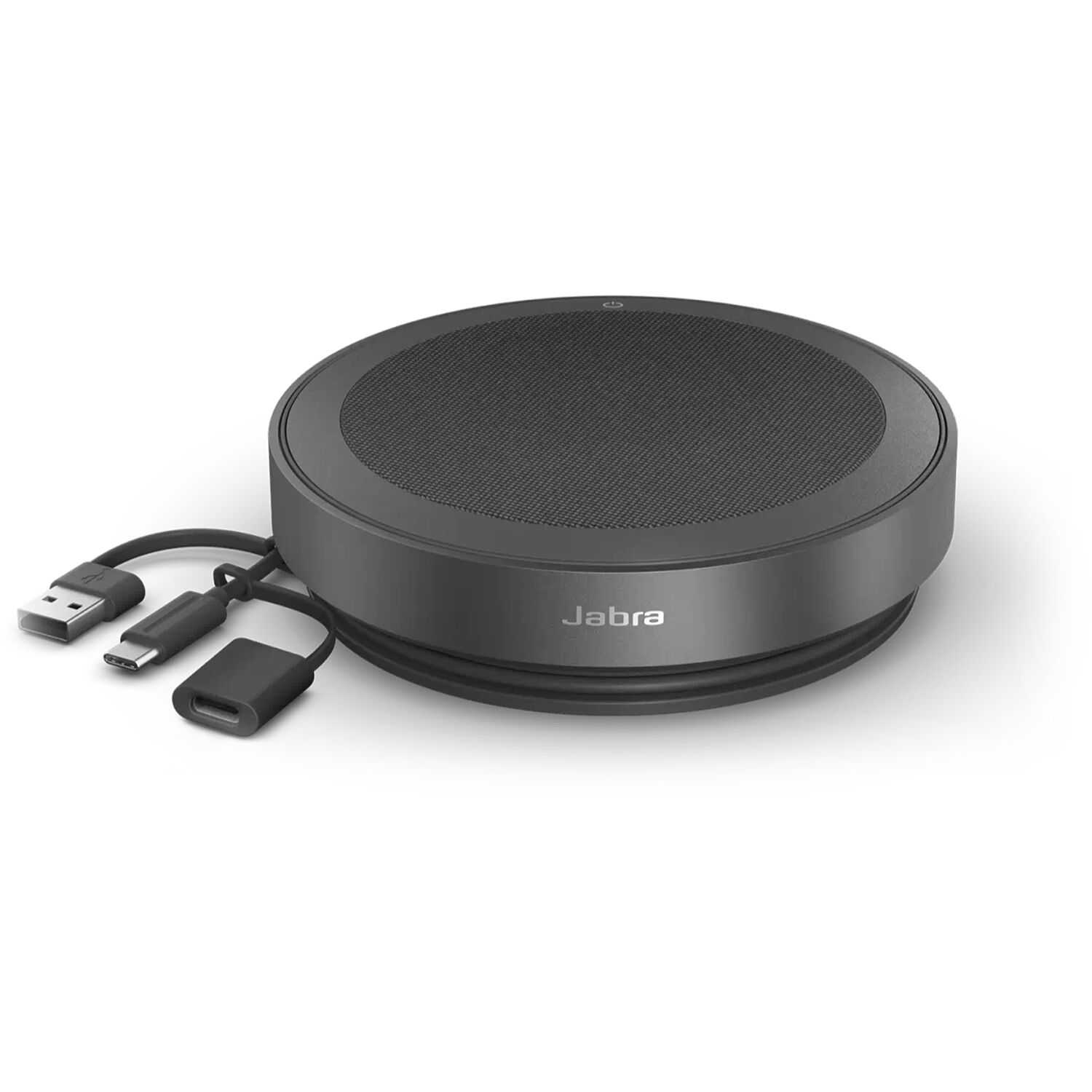 Jabra Speak2 75 MS Teams dark grey speakerphone with USB and Bluetooth connectivity — view 3