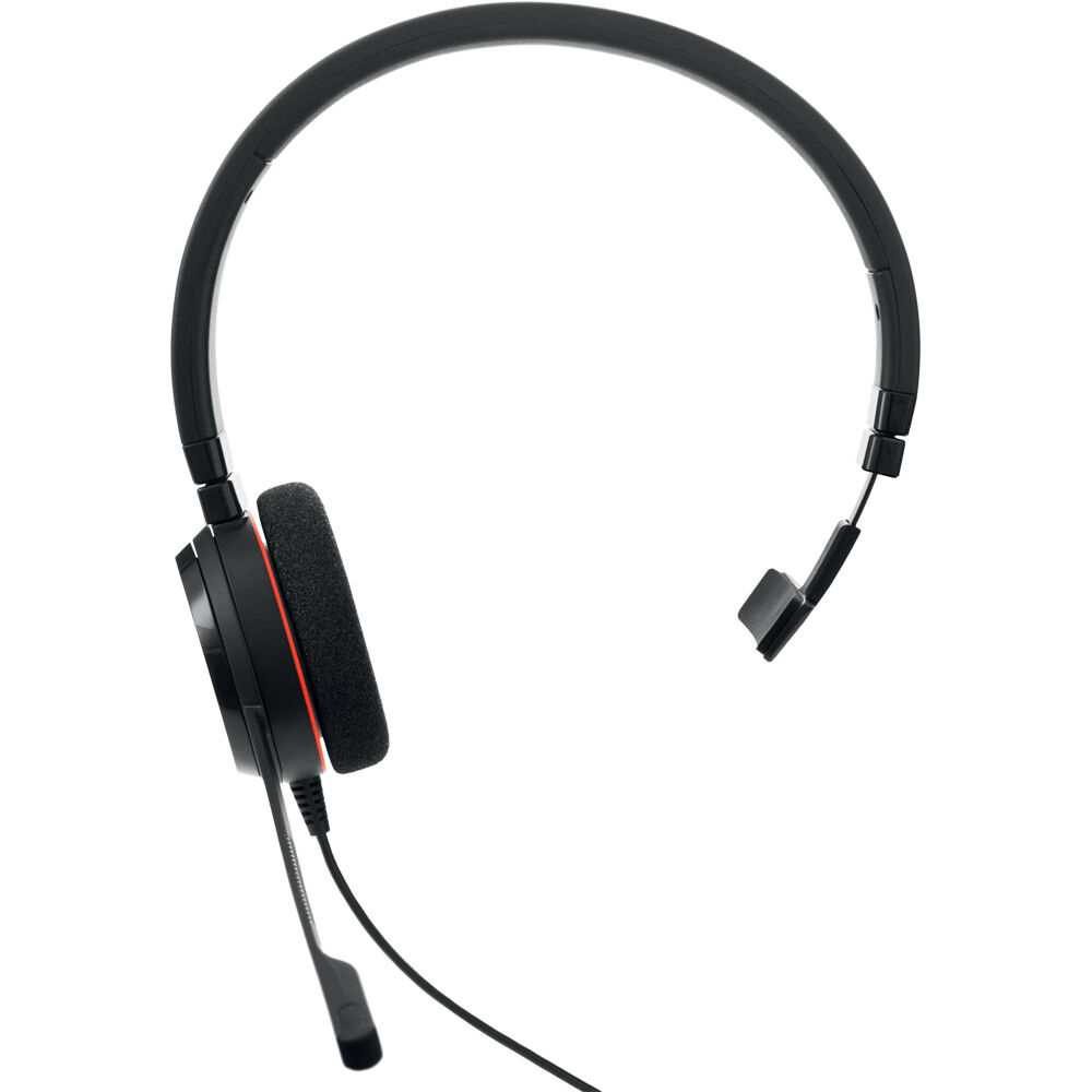 Jabra Evolve 20 GSA Mono MS wired mono USB headset with boom microphone — view 2