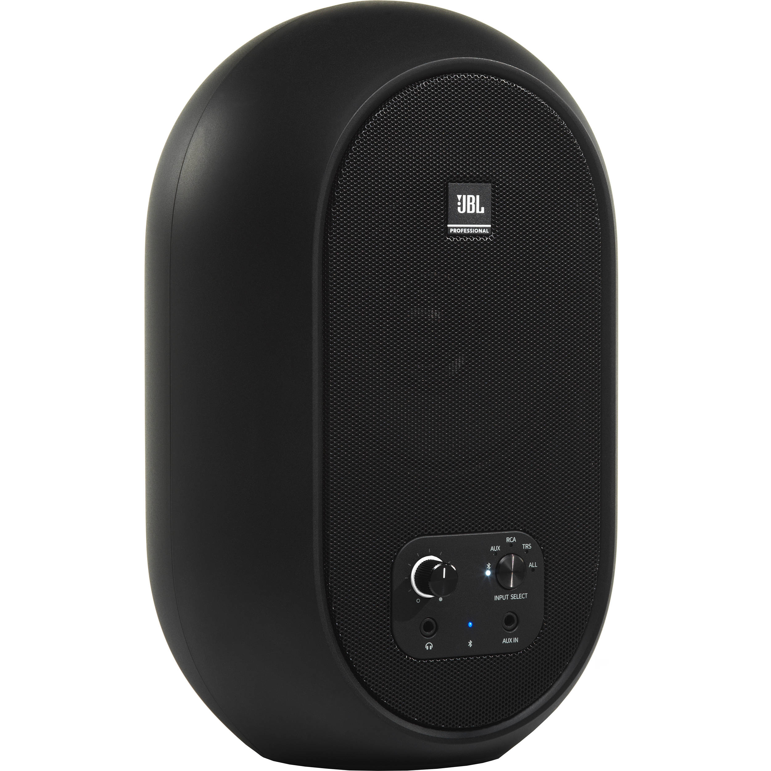 JBL 104 studio monitors with Bluetooth for desktop nearfield monitoring and compact studio setups — view 6