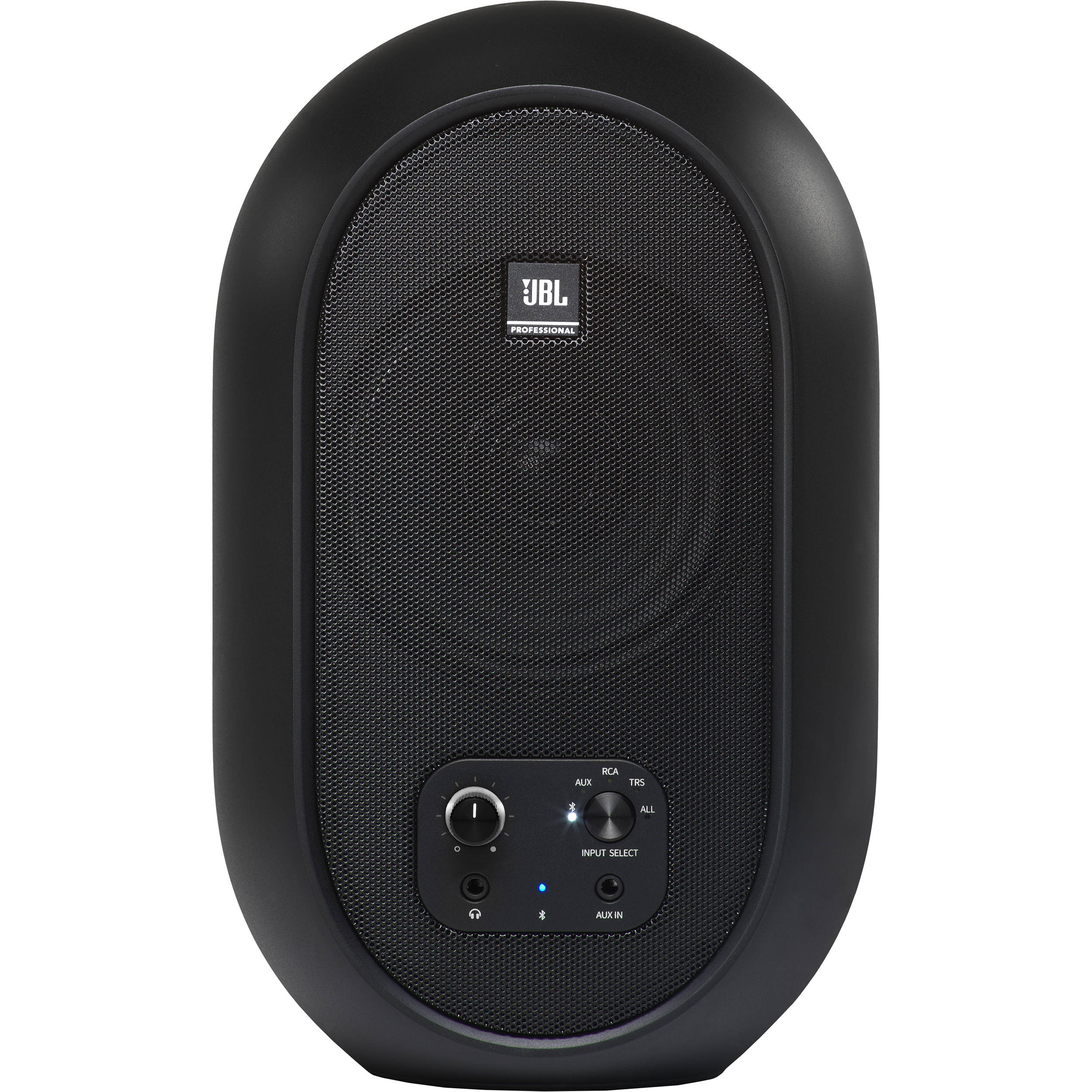 JBL 104 studio monitors with Bluetooth for desktop nearfield monitoring and compact studio setups — view 8