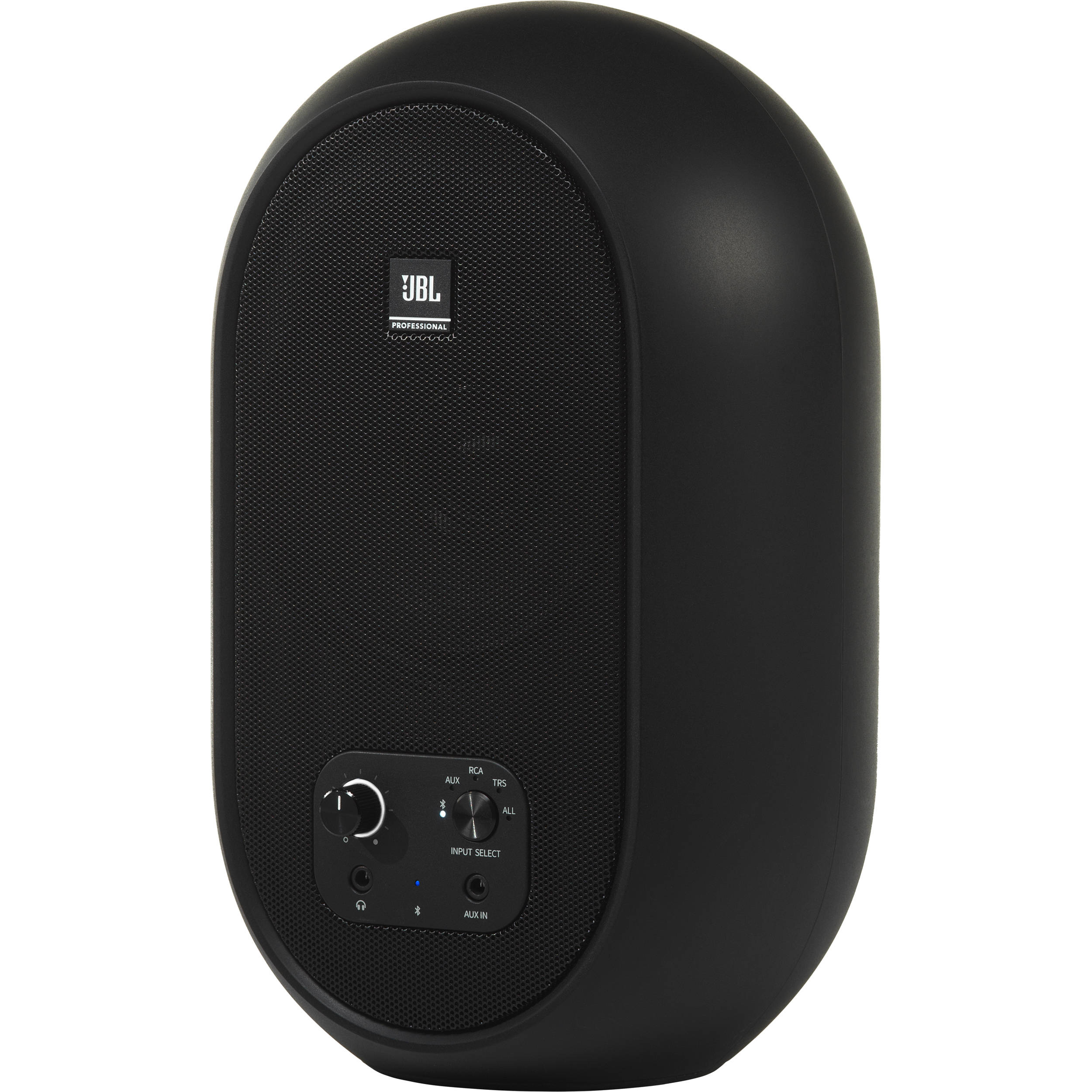JBL 104 studio monitors with Bluetooth for desktop nearfield monitoring and compact studio setups — view 9