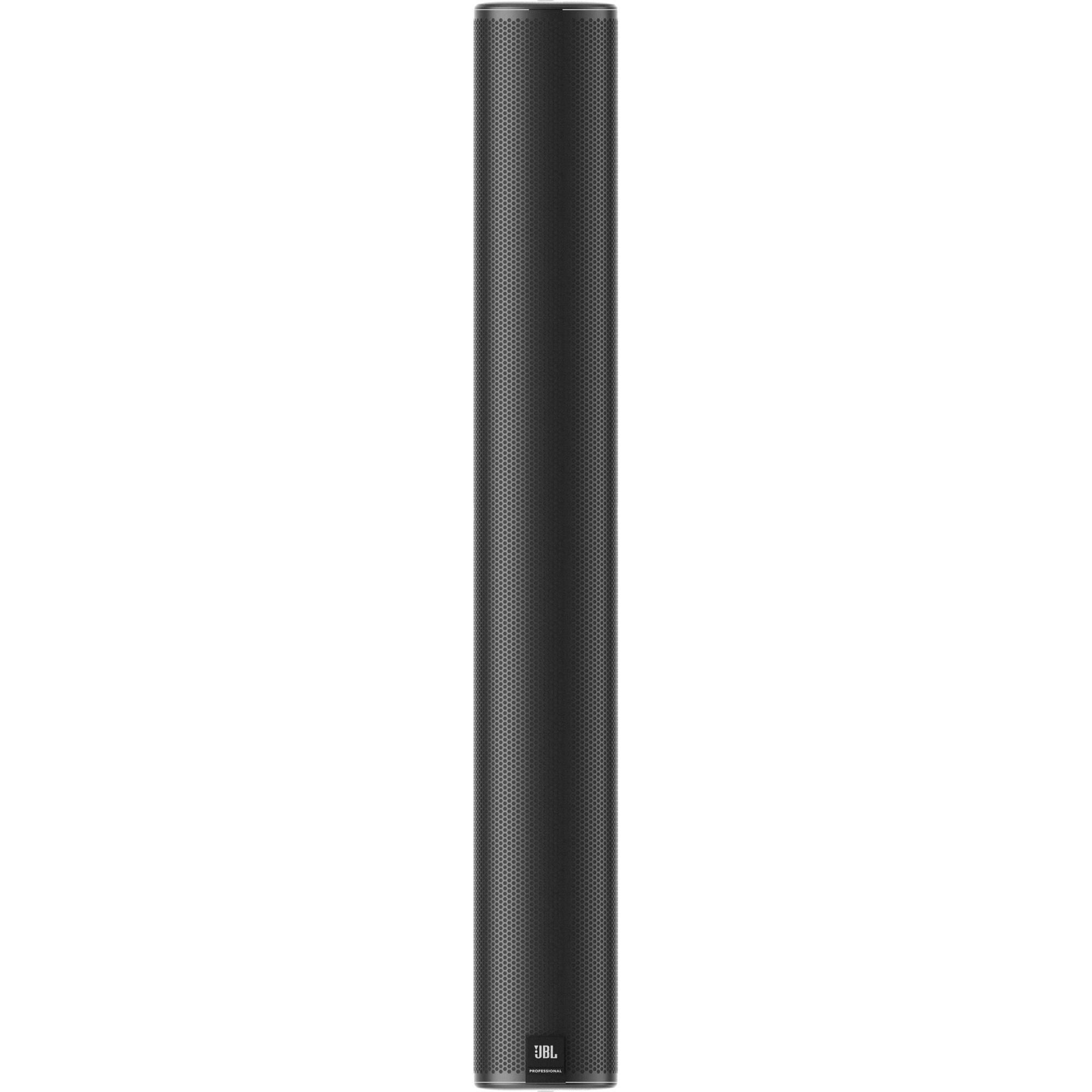 JBL COL600 Wall M 24 in black column speaker installed on wall — view 2