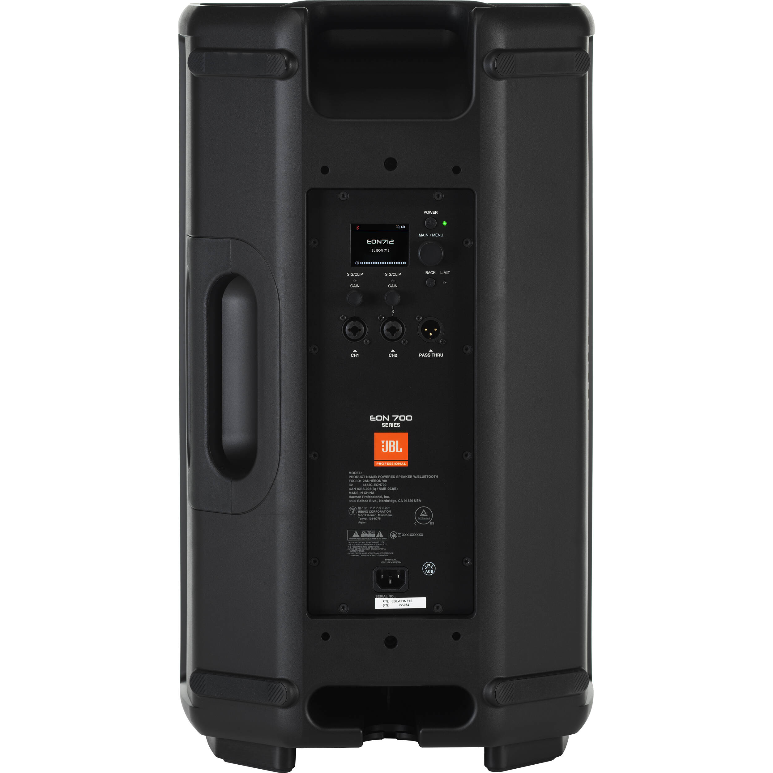 JBL EON712 12-inch powered loudspeaker for live sound and portable PA applications — view 4
