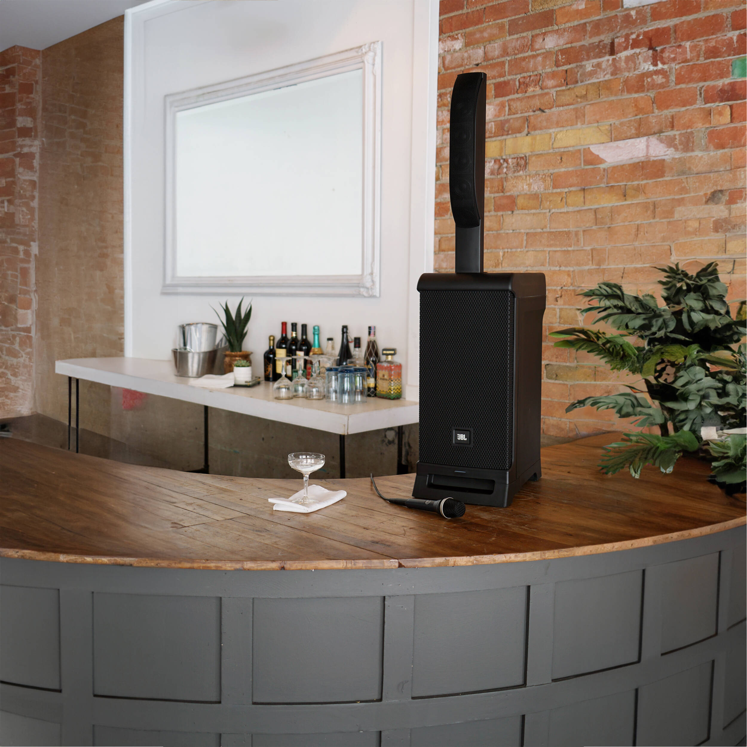 JBL IRX ONE powered column PA system with Bluetooth for portable event audio — view 19