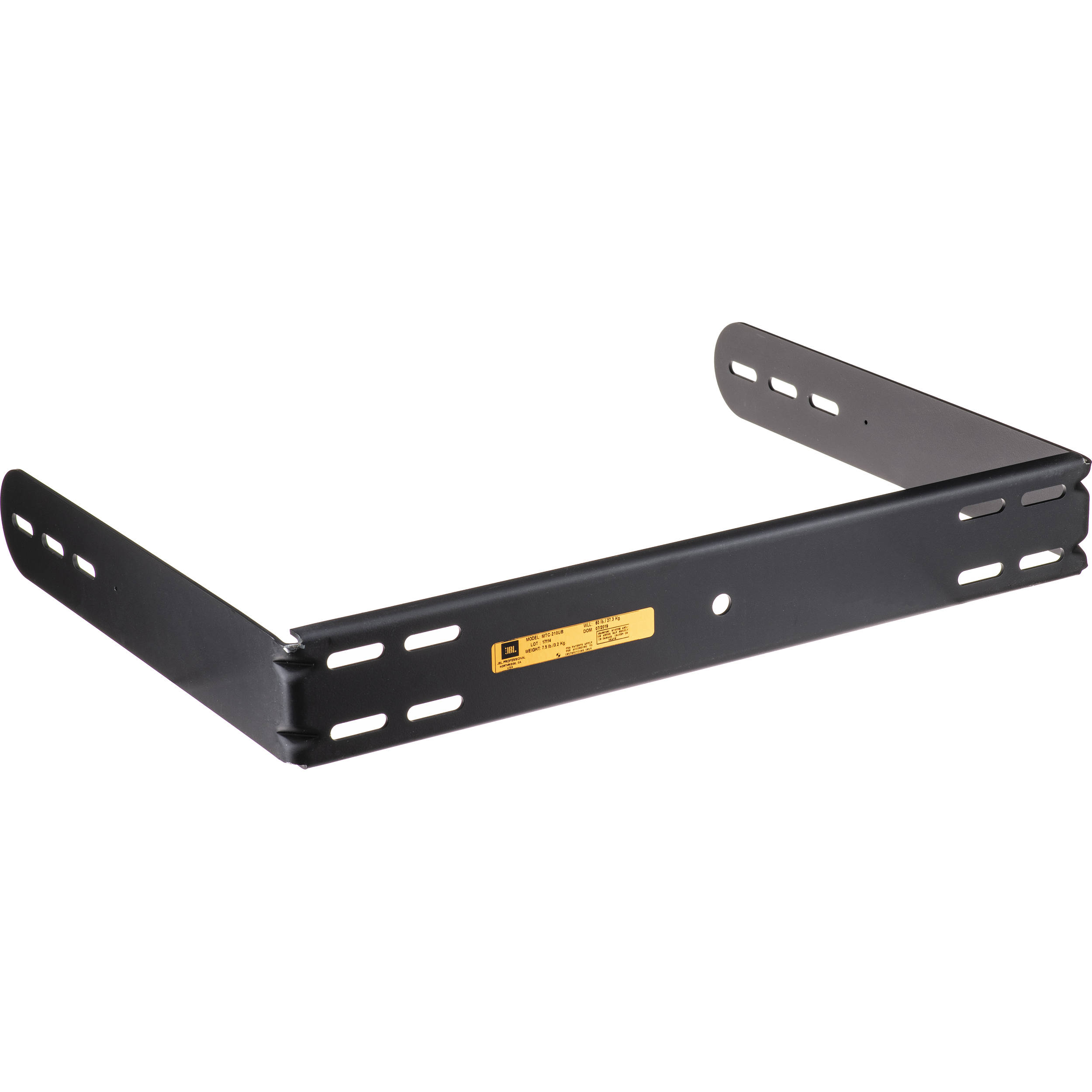 JBL MTC-210UB black U-bracket for Control SB-2210 subwoofer, pack of 2 — view 2