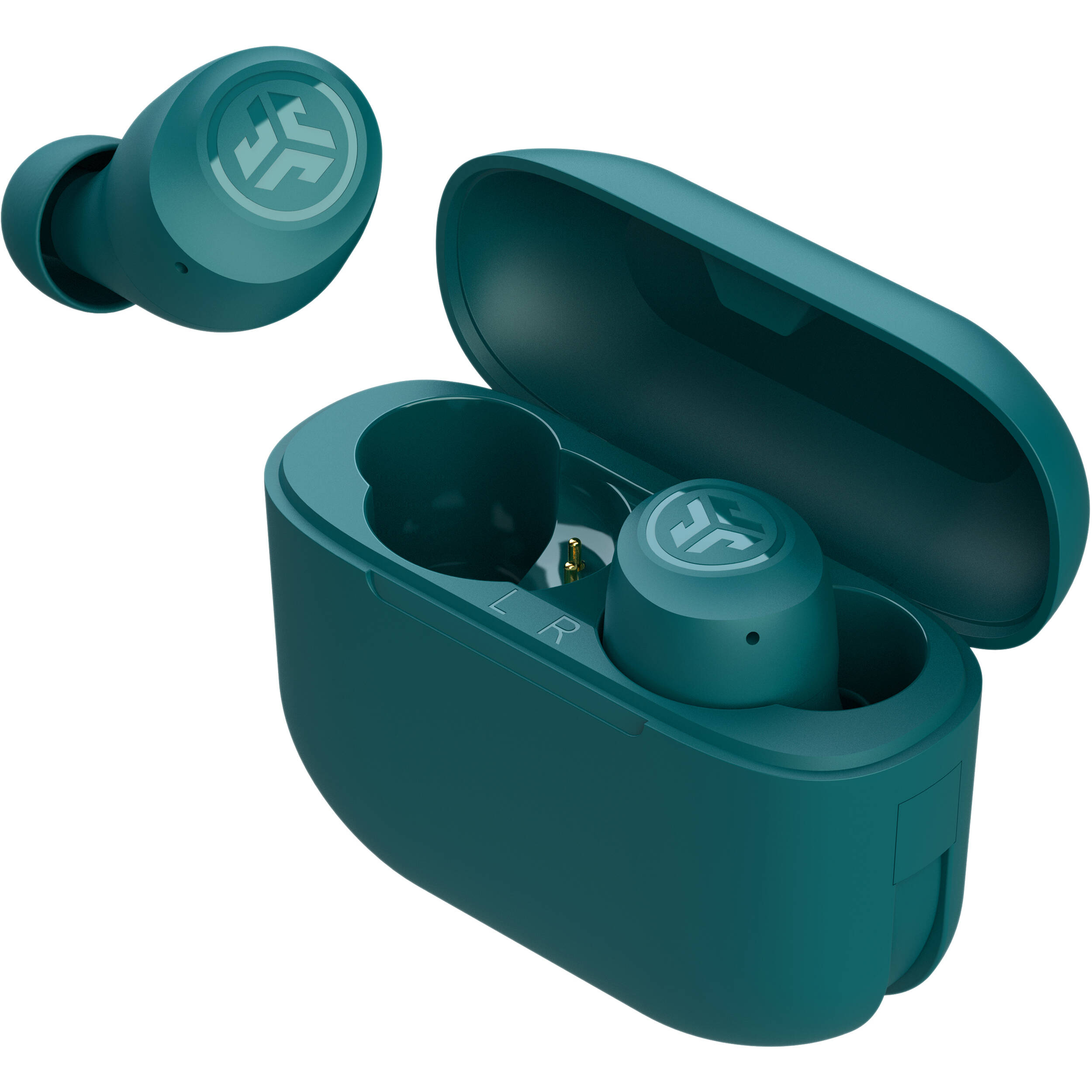 JLAB Go Air Pop true wireless earbuds with compact charging case — view 3