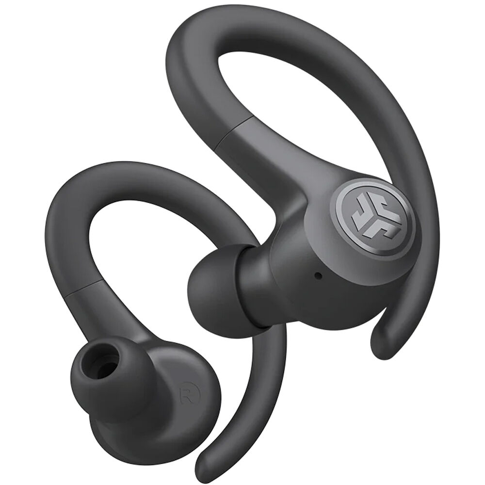 JLab Audio GO Air true wireless graphite sport earbuds with charging case — view 4