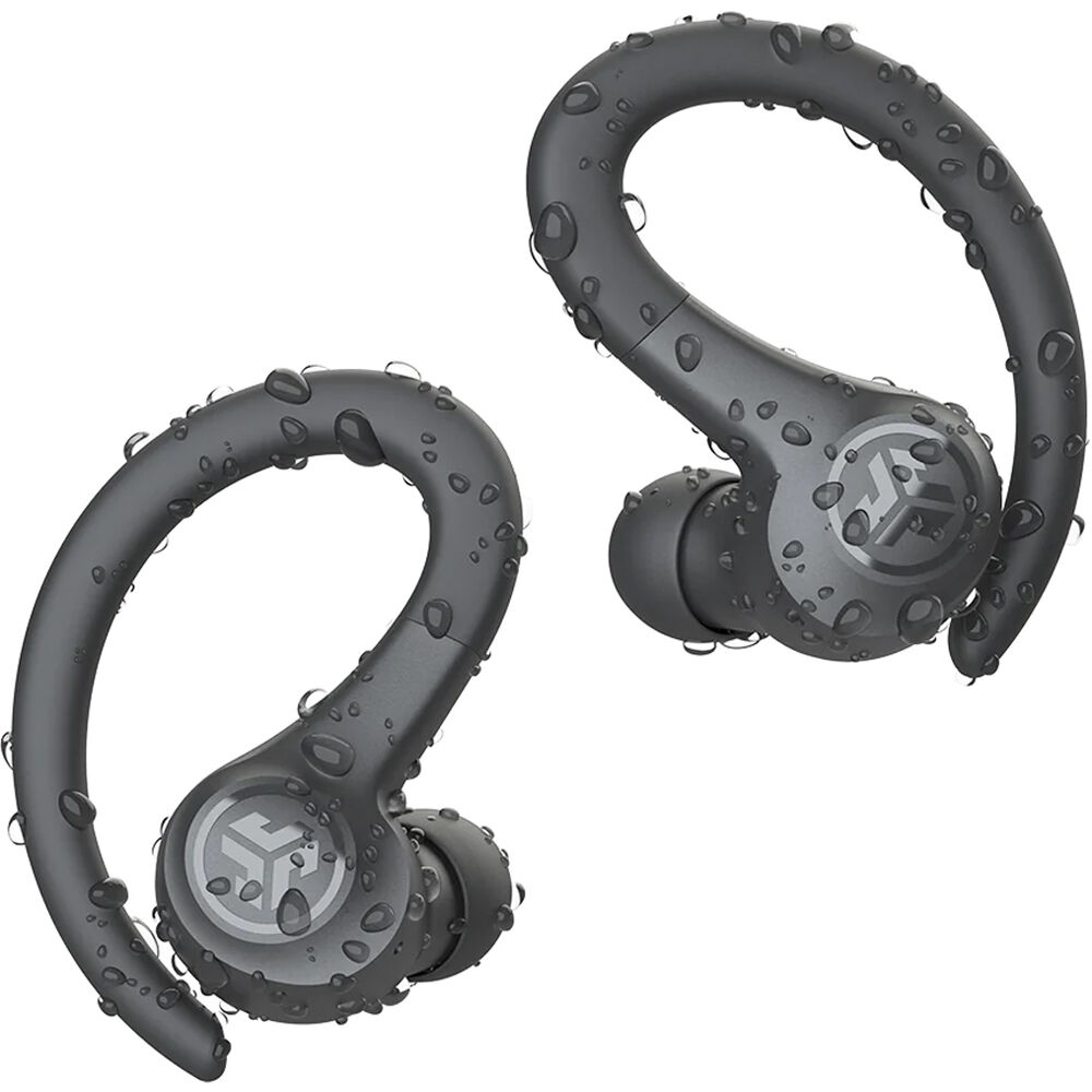 JLab Audio GO Air true wireless graphite sport earbuds with charging case — view 5