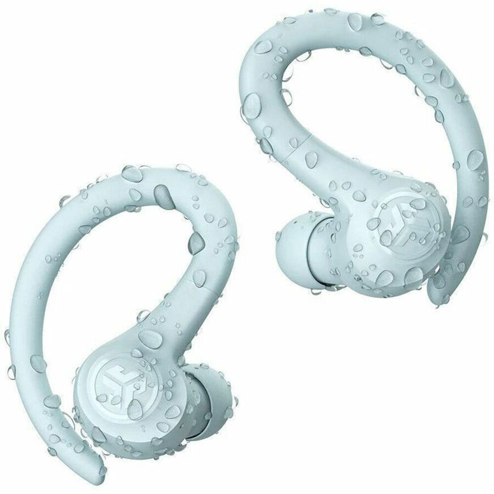 JLab GO Air Sport true wireless earbuds in blue, in-ear sport design — view 10