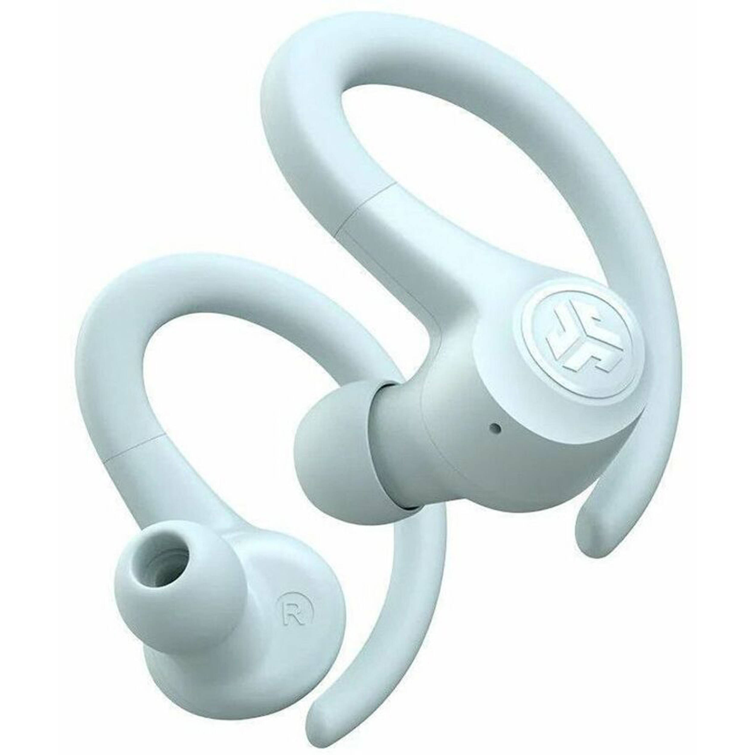 JLab GO Air Sport true wireless earbuds in blue, in-ear sport design — view 4