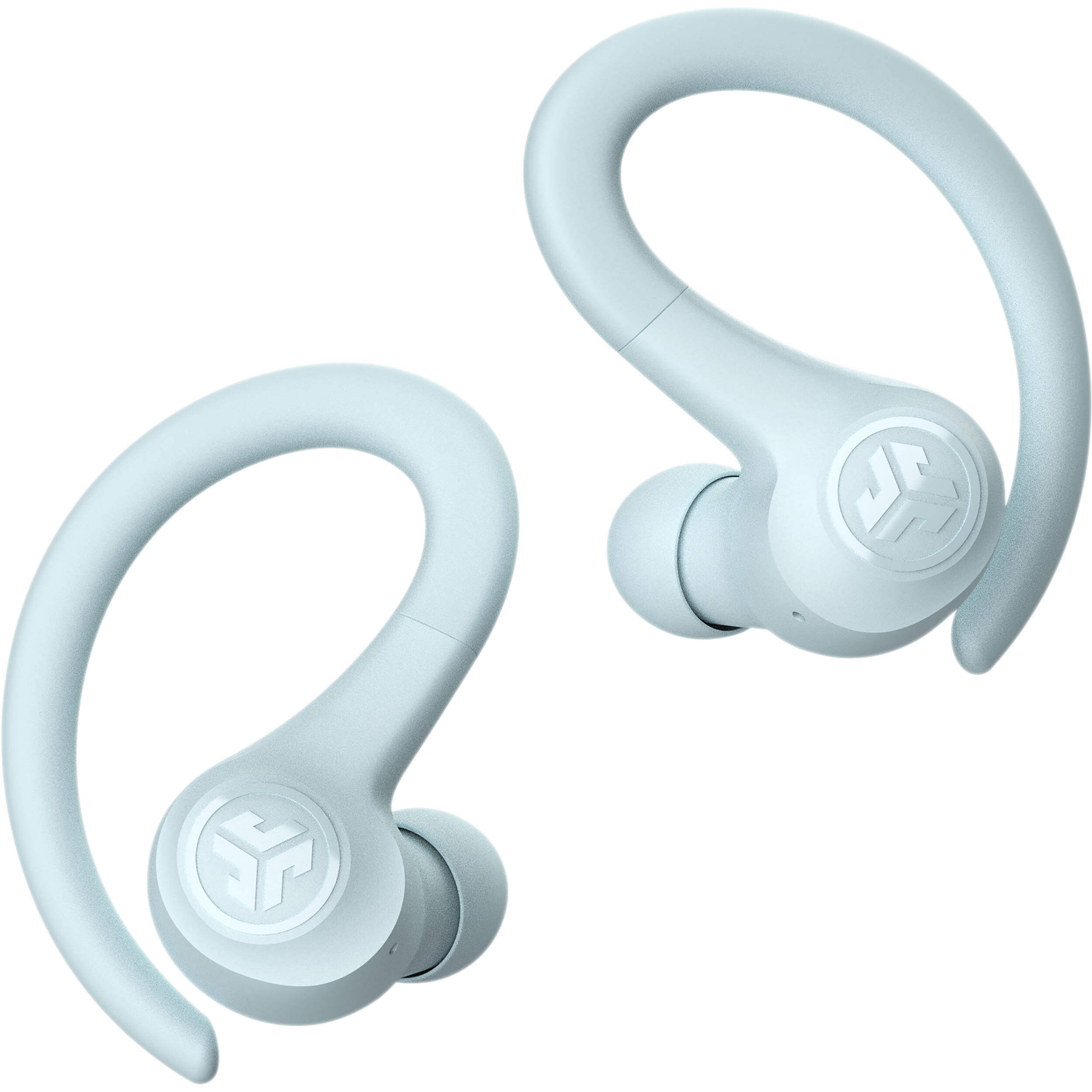 JLab GO Air Sport true wireless earbuds in blue, in-ear sport design — view 5