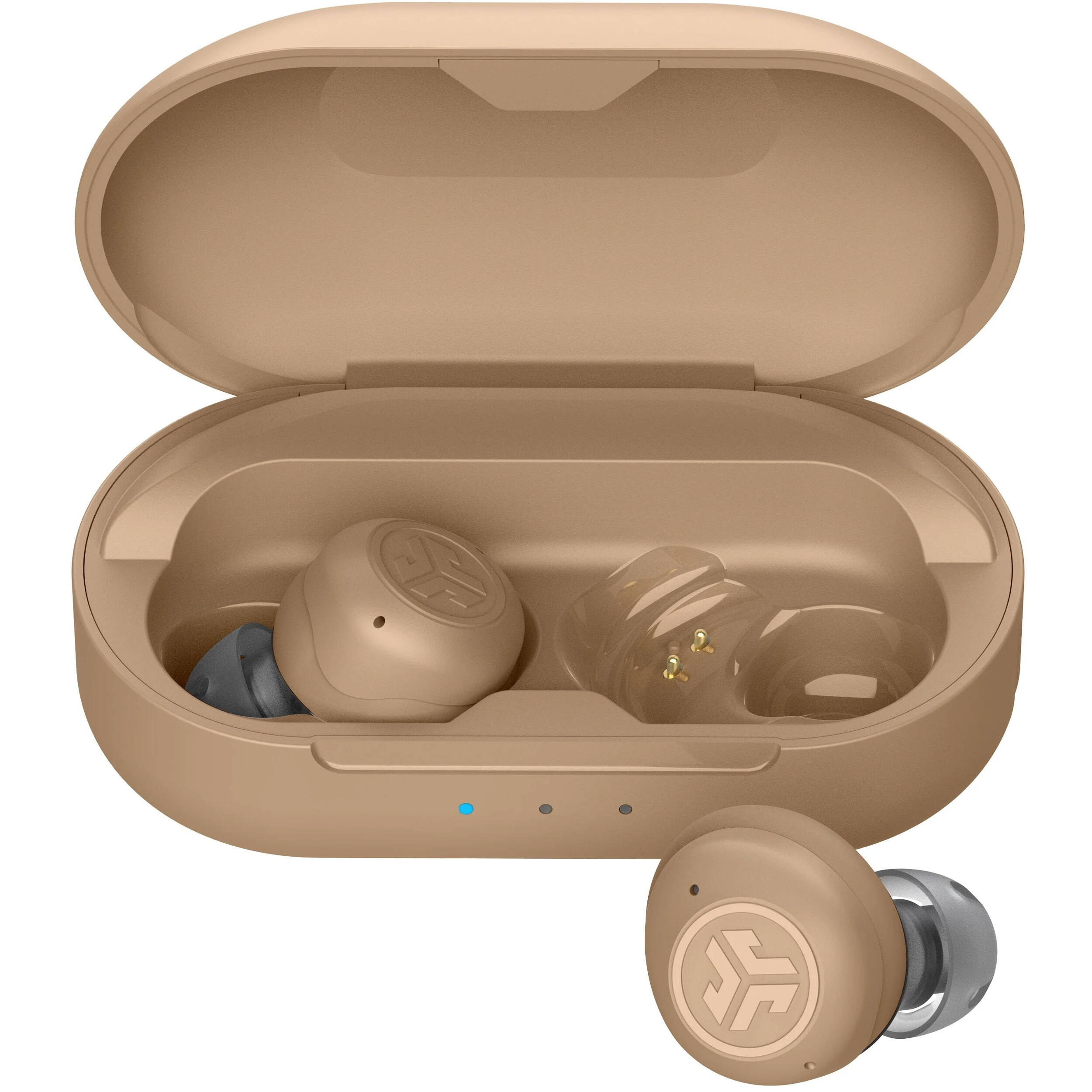 Beige JLab Audio HEAR OTC hearing aid and earbud for discreet personal listening — view 2
