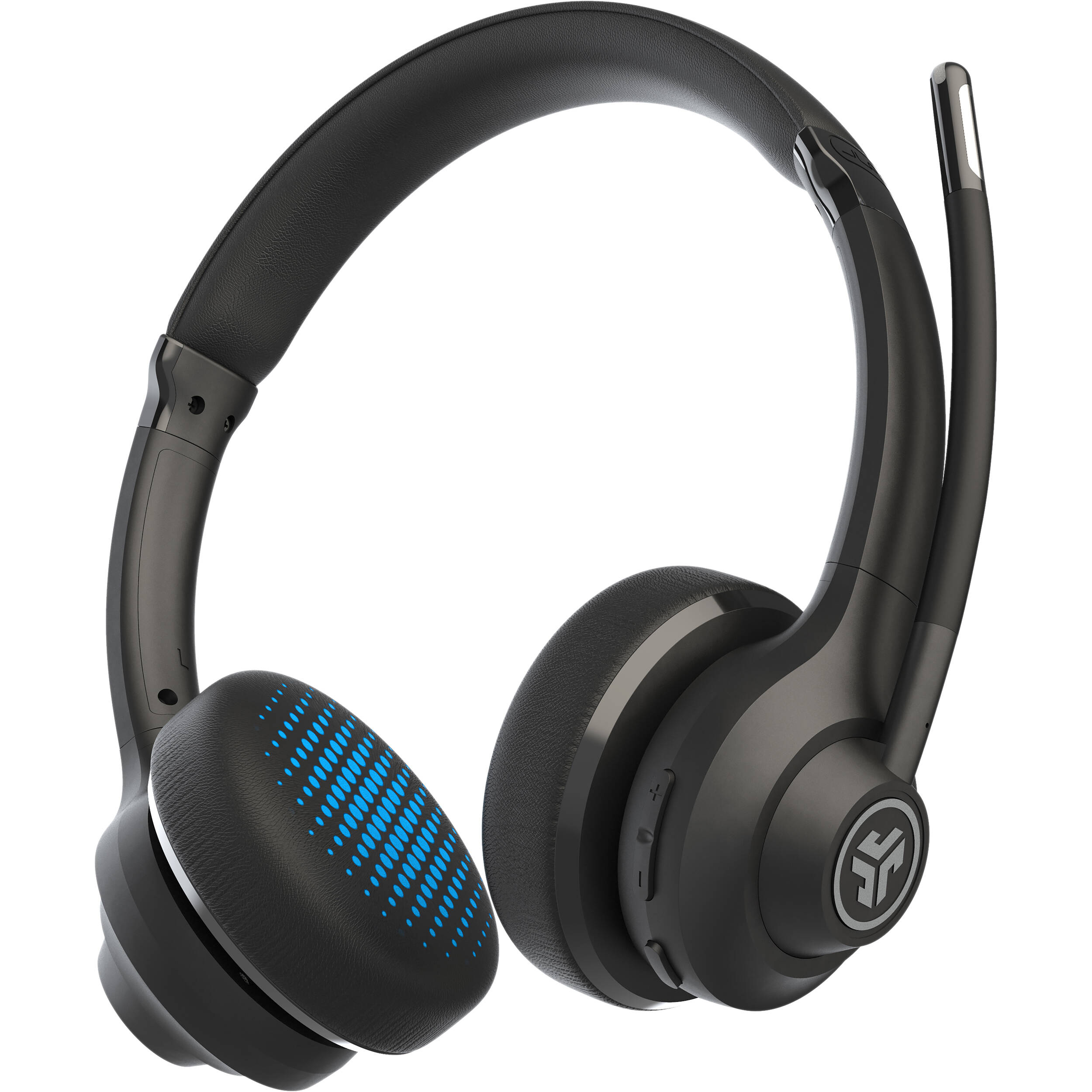 JLAB GO Work Multipoint Wireless Headset with on-ear design and boom microphone — view 4