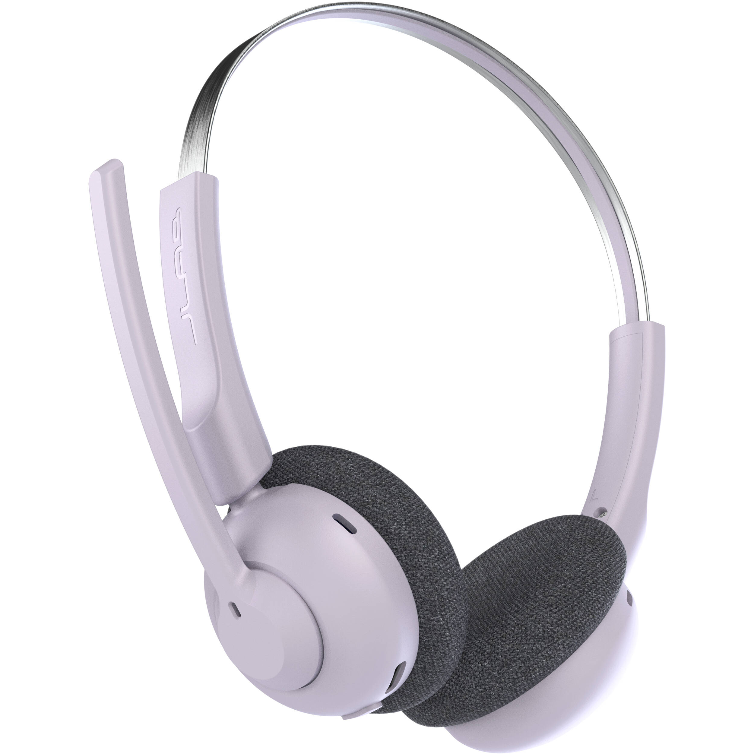 JLab GO Work Pop wireless on-ear headset in lilac for office calls — view 3