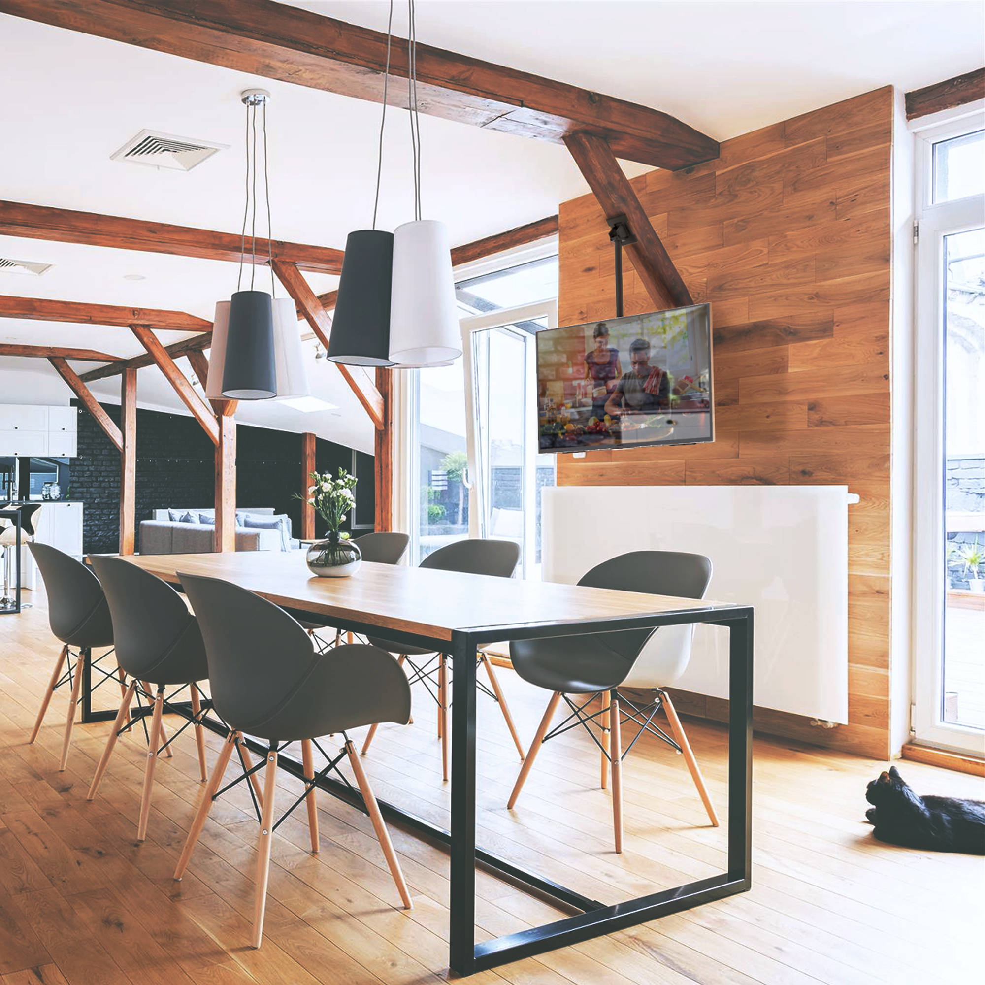CM600 Ceiling TV Mount Black — view 14